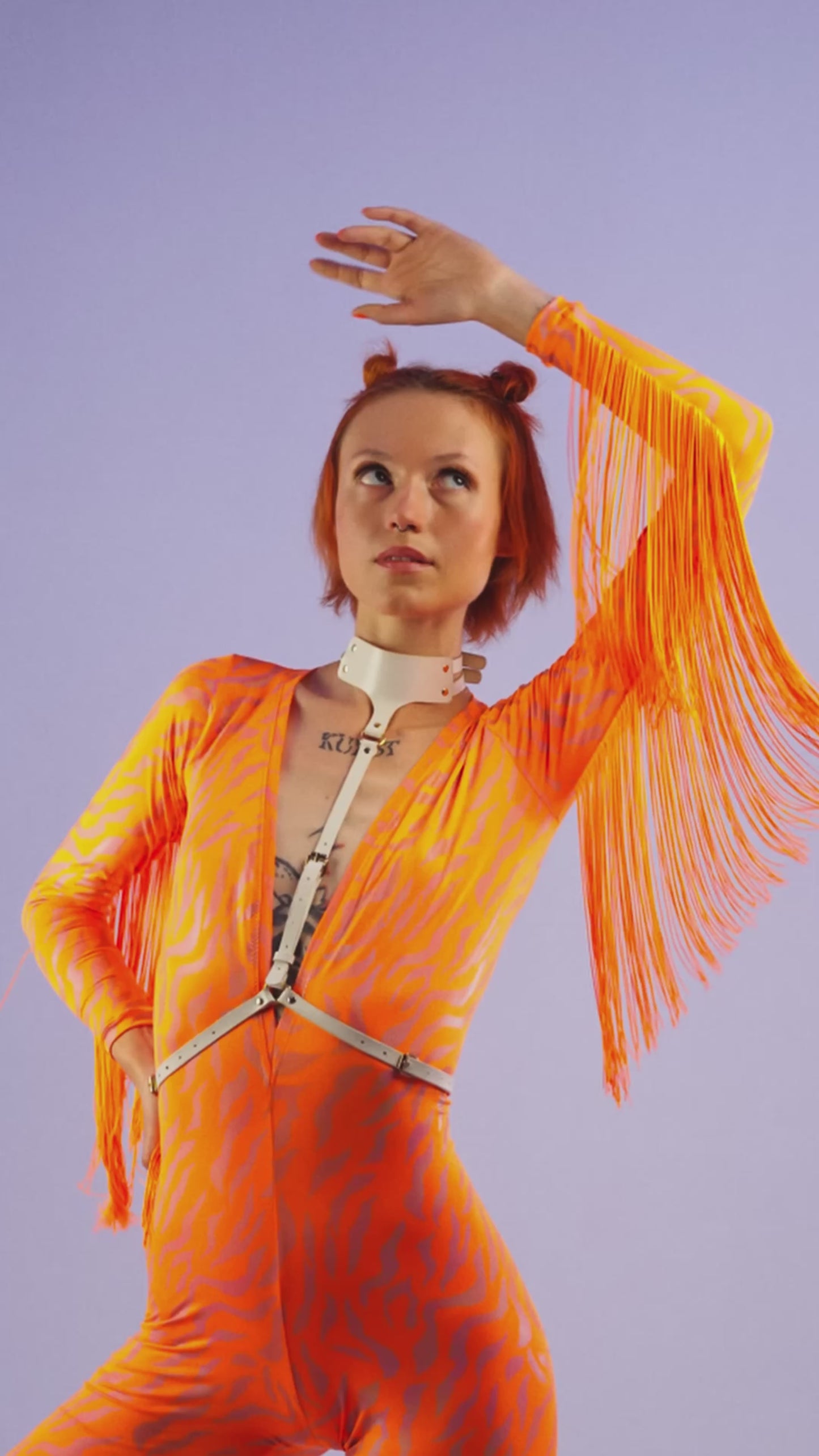 Deep V Catsuit "LOLLAPALOOZA" Lettau Art Fashion